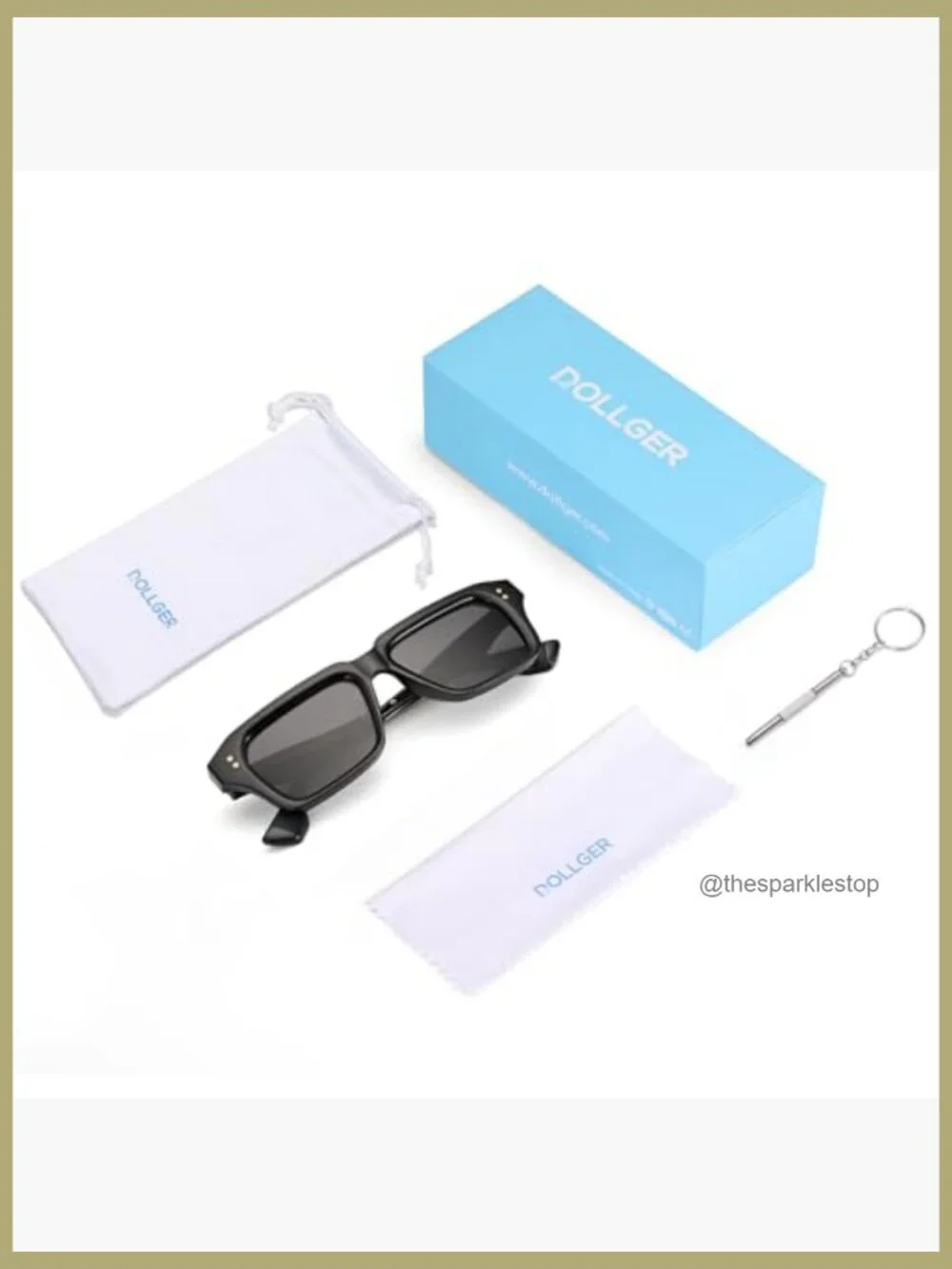 Retro Oversized Thick Square Sunglasses for Men Fashion Classic Designer Shades